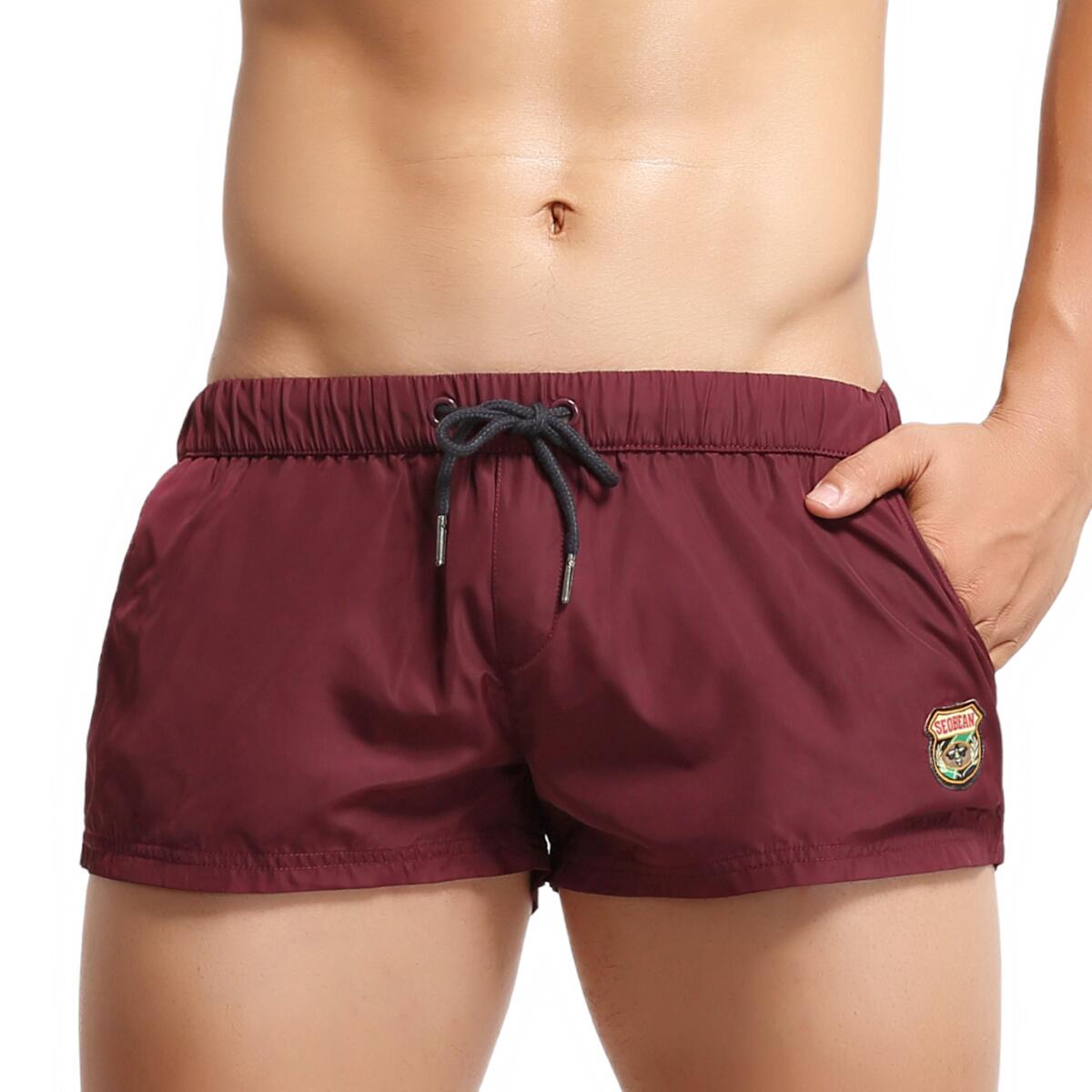 Shorts de plage pour homme SEOBEAN, shorts à séchage rapide, 100% polyester, shorts de bain tendance pour les vacances d'été, shorts de bain pour homme