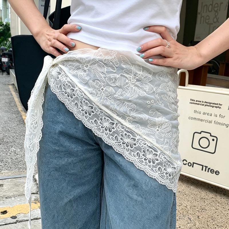 Foulard triangulaire vintage en dentelle, style bohème, respirant et léger, pour femme, idéal au quotidien et à la plage