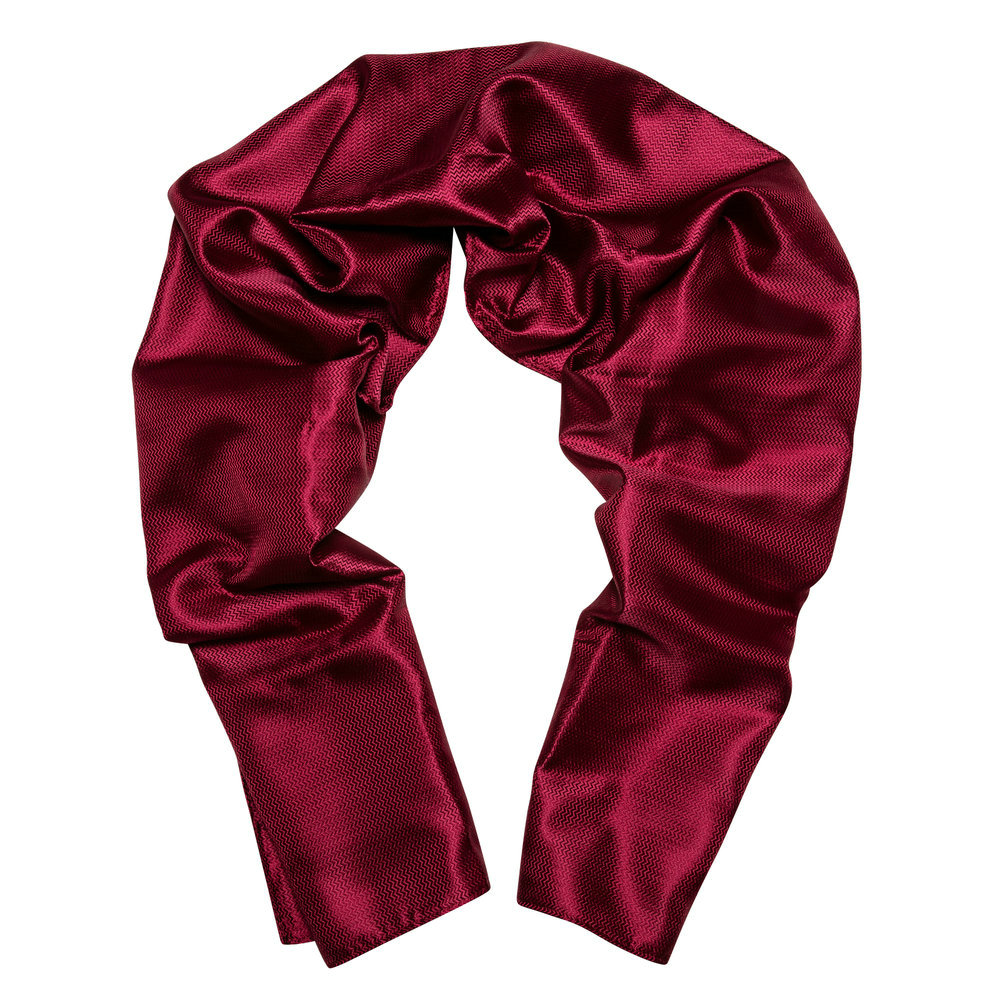 Écharpes pour hommes de couleur rouge, design élégant, printemps-automne, tissage de haute qualité, accessoires de costume, mariage, fête, affaires, 1051