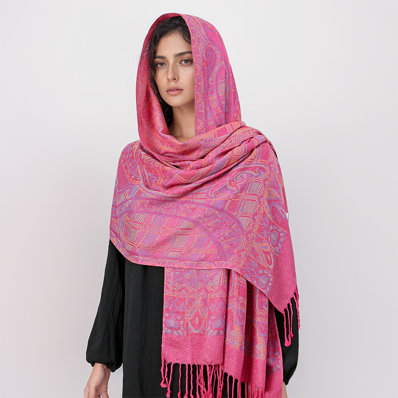 Bohême Pashmina Hijab écharpe longue musulmane cachemire châle femme Foulard doux Turban bandeau pour femmes bandeau marque de luxe