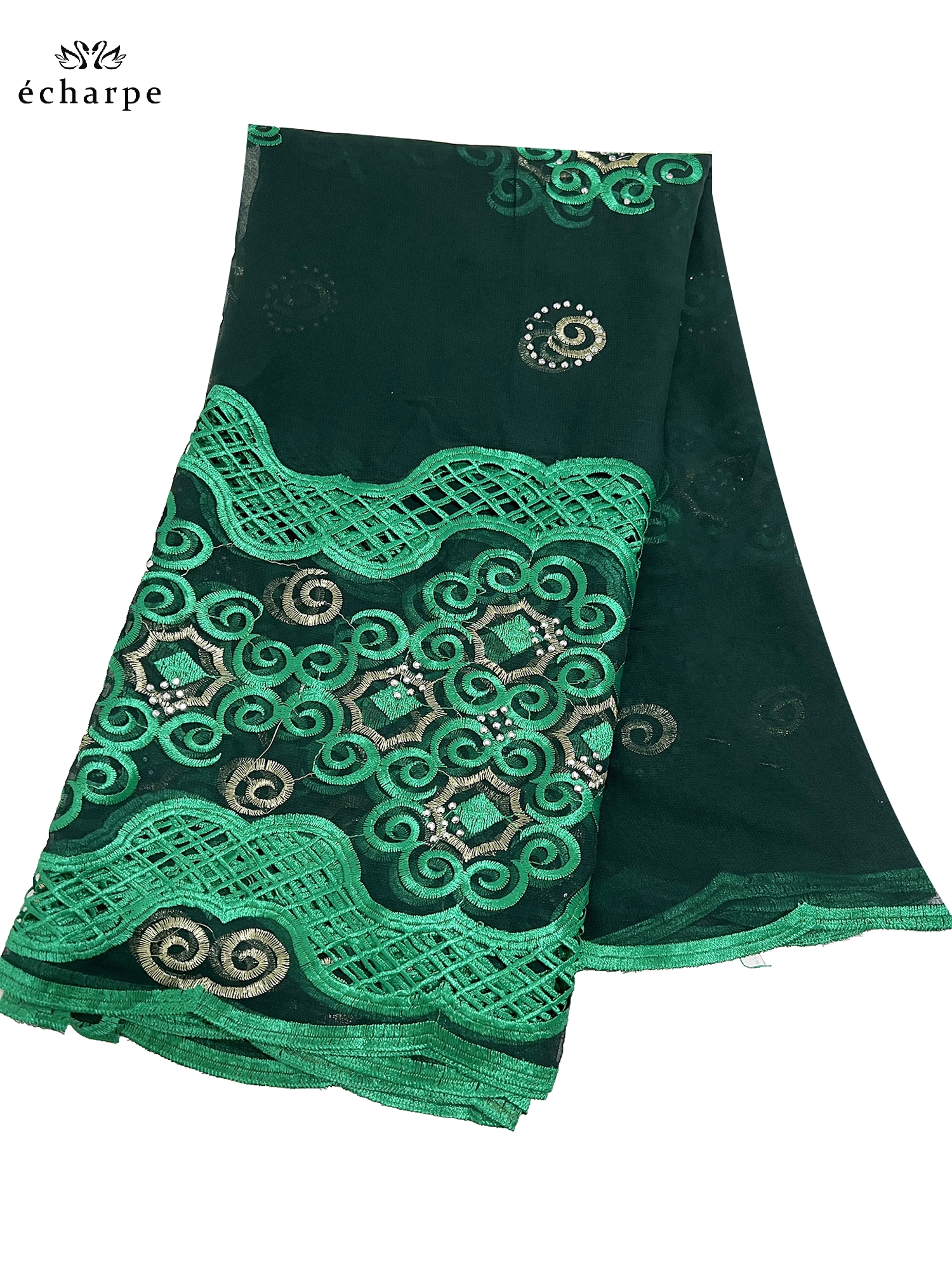 Écharpe Brodée en Coton pour Sauna Musulman Africain, Hijab de Ramadan Islamique, Châle de Prière de Dubaï, Nouveau Style