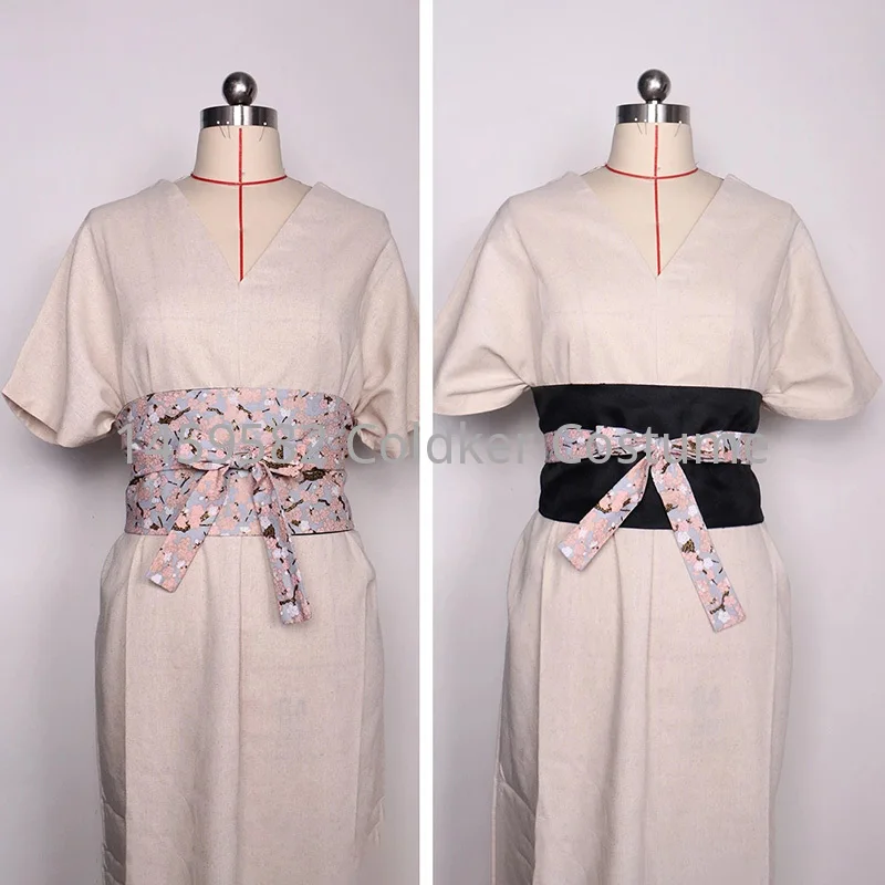 Ceinture Hanfu traditionnelle chinoise, style japonais rétro, corset, ceinture Obi, ceinture de robe, sangle, accessoires de ceinture de kimono