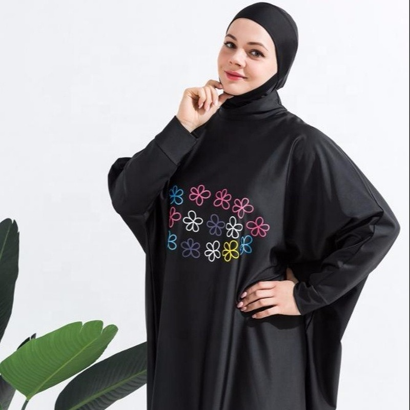 burkini maillots de bains musulmans maillot bain femme hijab femme musulman burkini maillots de bains musulmans maillot bain femme hijab femme musulman Maillot de bain musulman pour femmes, 3 pièces, imprimé écran