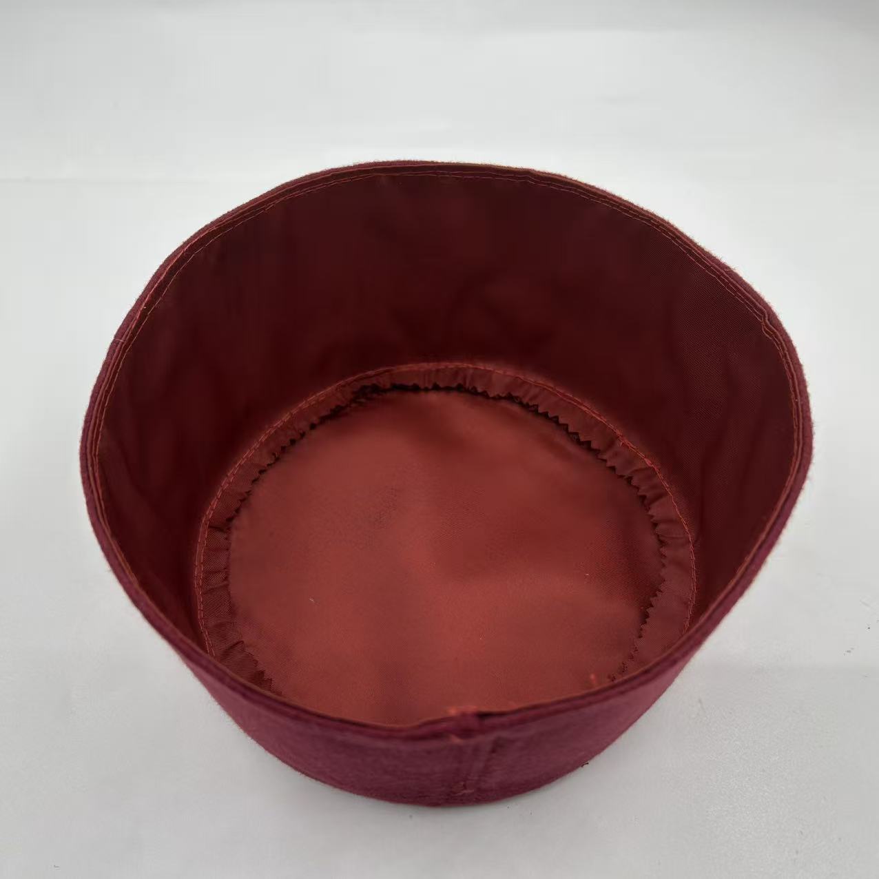 Chapeau musulman pour hommes et femmes, bonnet de prière islamique, Taqiyah, Kufi, Tax Products, Kippa elliptique en laine turque 03626