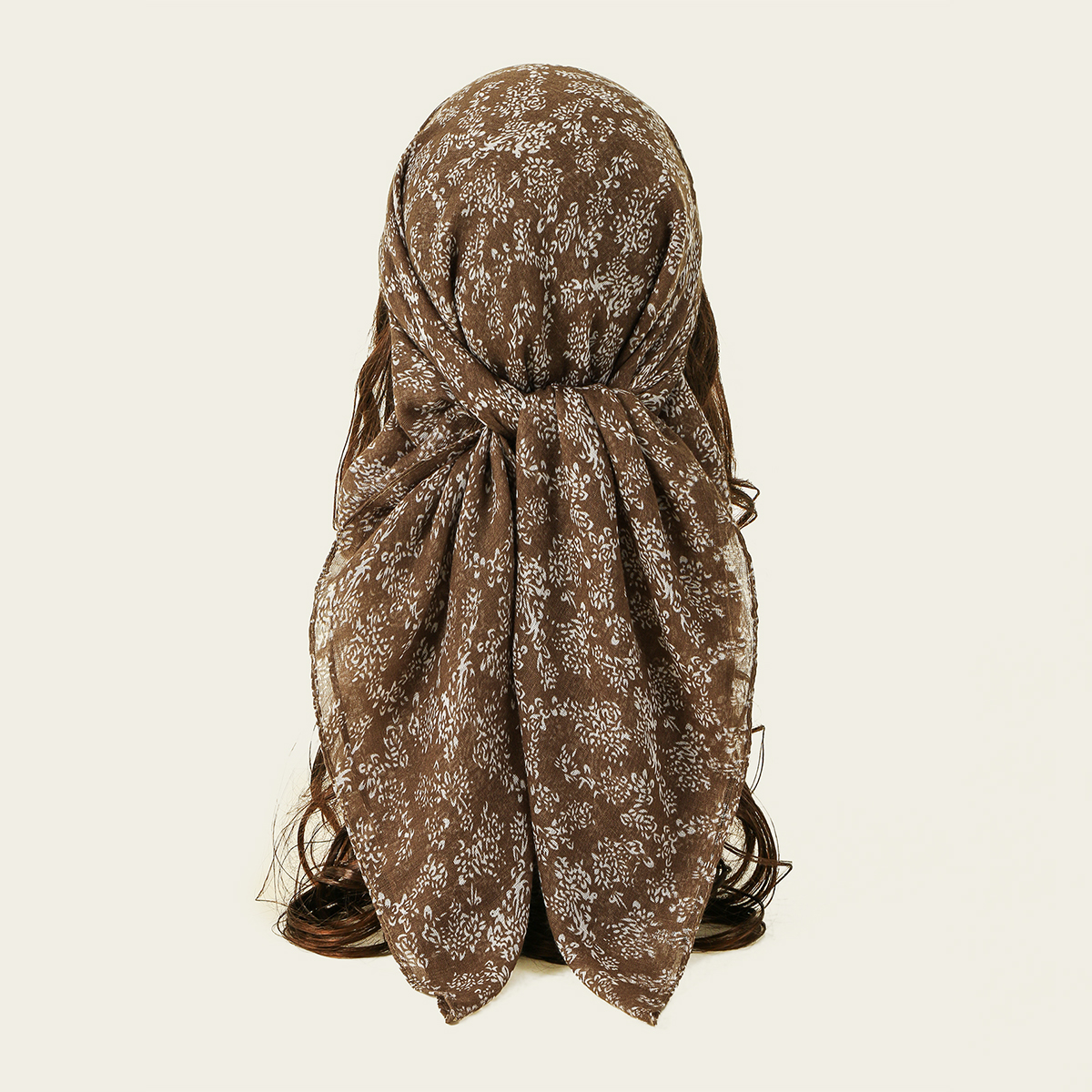 85cm imprimé fleuri carré écharpe Viscose bandeau femme musulmane Hijab dame mode bandeau Rock Style foulard Islam Turban
