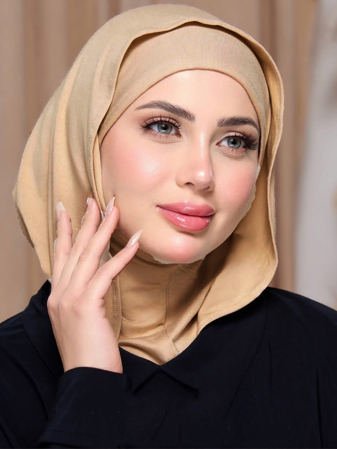 Nouveau Hijab Prêt-à-porter en Jersey, Foulard Instantané, Sous-Hijab Musulman, Confortable, Couvre-le-cou, Turban Léger