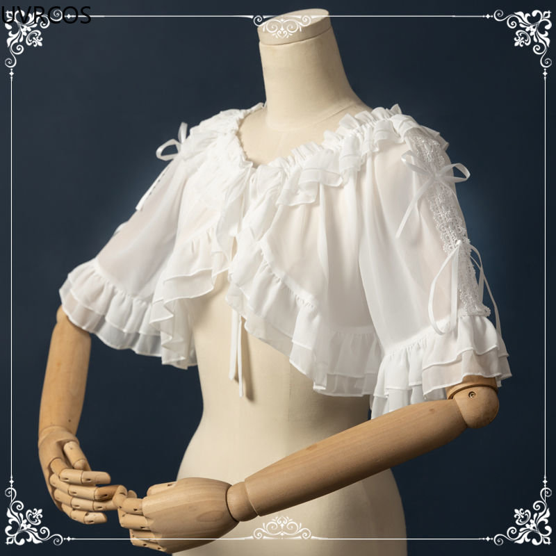 Été doux Lolita châle manteau femmes Vintage élégant nœud pansement en mousseline de soie Cardigan ample couverture extérieure haut mignon mince maille Cape manteau