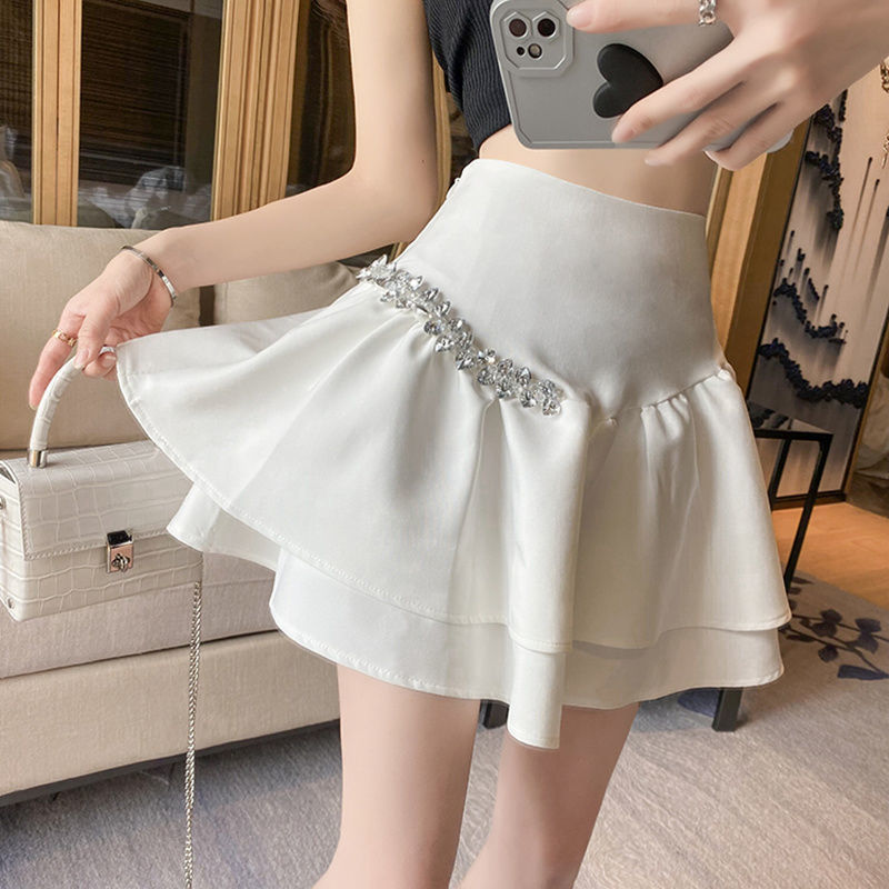 Mini jupe plissée taille haute pour filles, noire, Kawaii, mode coréenne, Style Preppy élégant, été