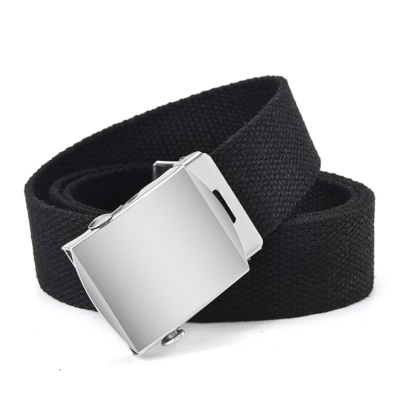 1 Pièce Nouvelle Ceinture Tactique Unisexe Tendance en Toile pour Hommes et Femmes, Style Décontracté pour Jeans, Ceinture Femme