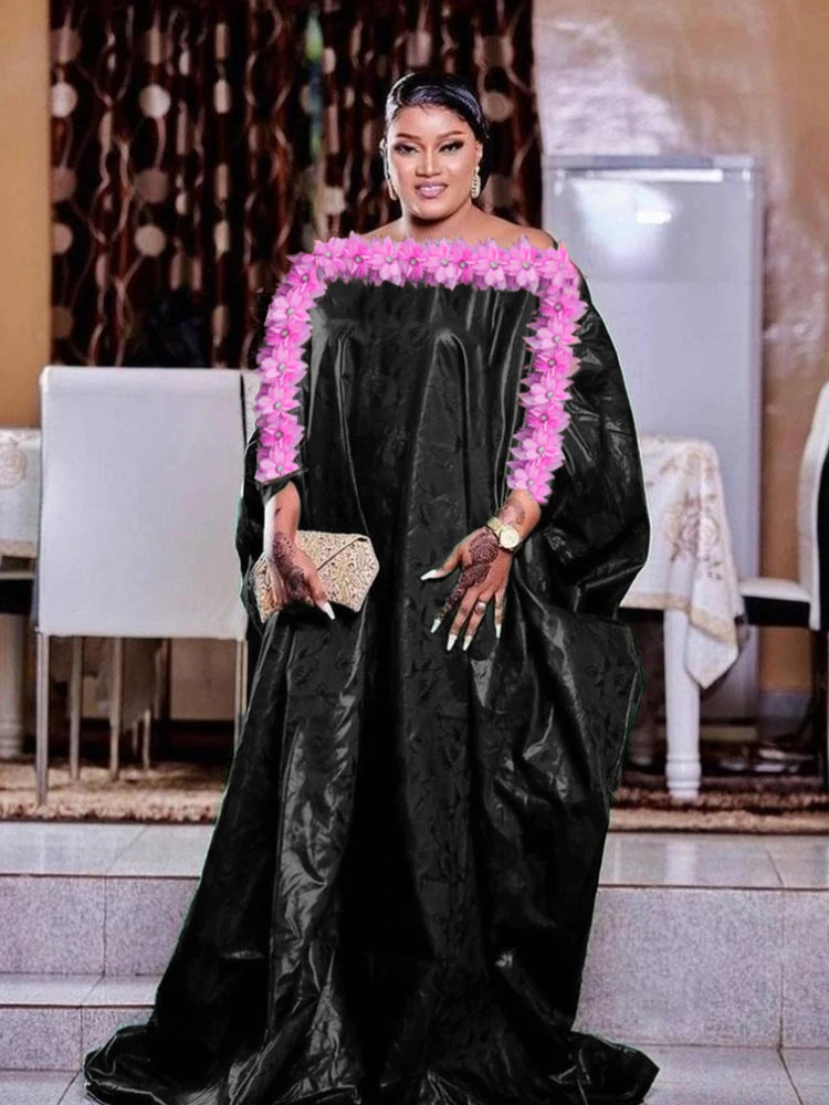 Robes Africaines Élégantes pour Femmes, Luxueuses Robes sulfBazin, Parfaites pour les Fêtes, Déclaration de Mode Confortable