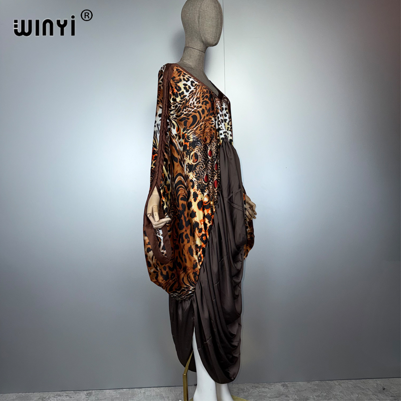 WINYI robe de soirée dubaï luxe femme caftan ample femme musulmane vêtements vacances plage couvertures boho femme vêtements robes