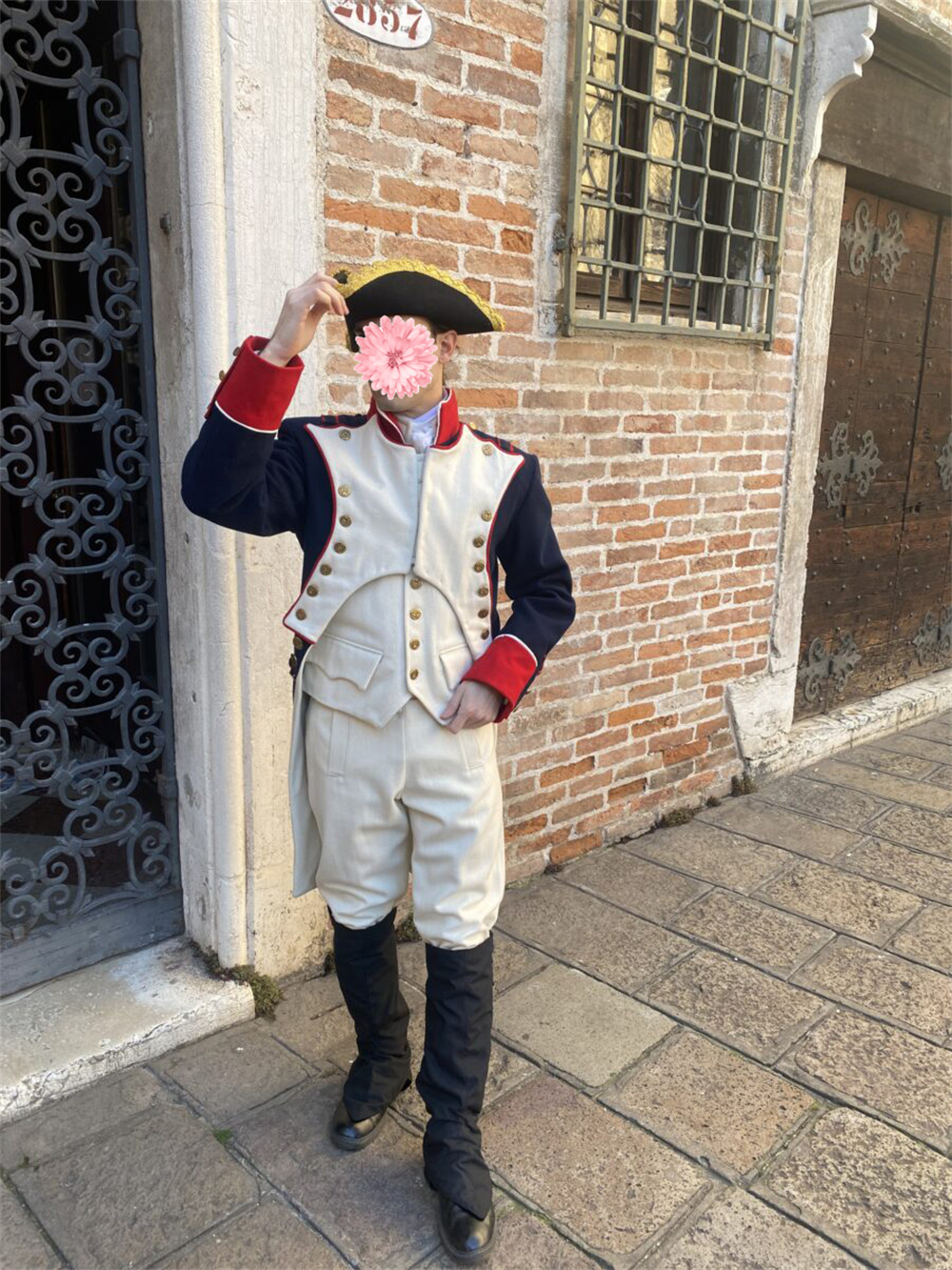 Napoléon Costume hommes empereur français Napoléon Bonaparte Costume militaire uniforme Cosplay Tailcoat veste gilet pantalon tenue adulte