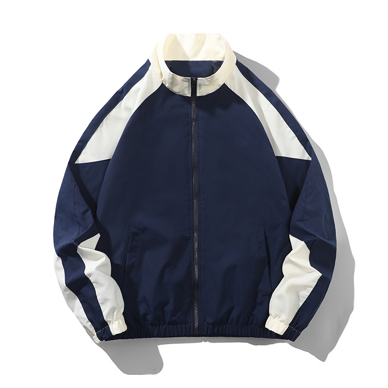 Veste de course pour hommes et femmes, édition printemps - Style streetwear hip-hop, patchwork coloré, veste de sport légère décontractée - Tailles européennes