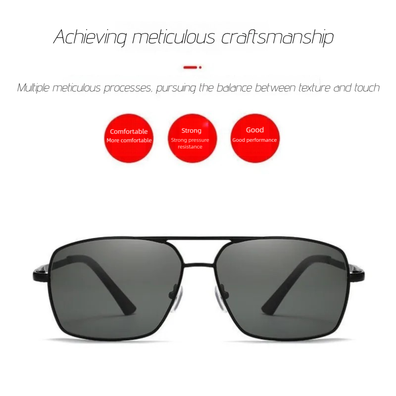 Lunettes de myopie pour hommes, polarisées, protection UV, lunettes de soleil pour la conduite, anti-éblouissement, lunettes de vue, dioptrie jusqu'à 0 -4.0
