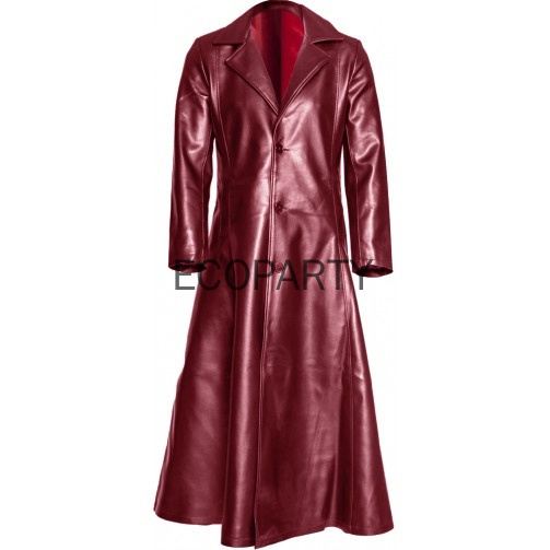 Manteau long en cuir noir pour femme, veste Goth Vampire, manteau Dark Knight Cool Cape, revers gothique, punk, hiver