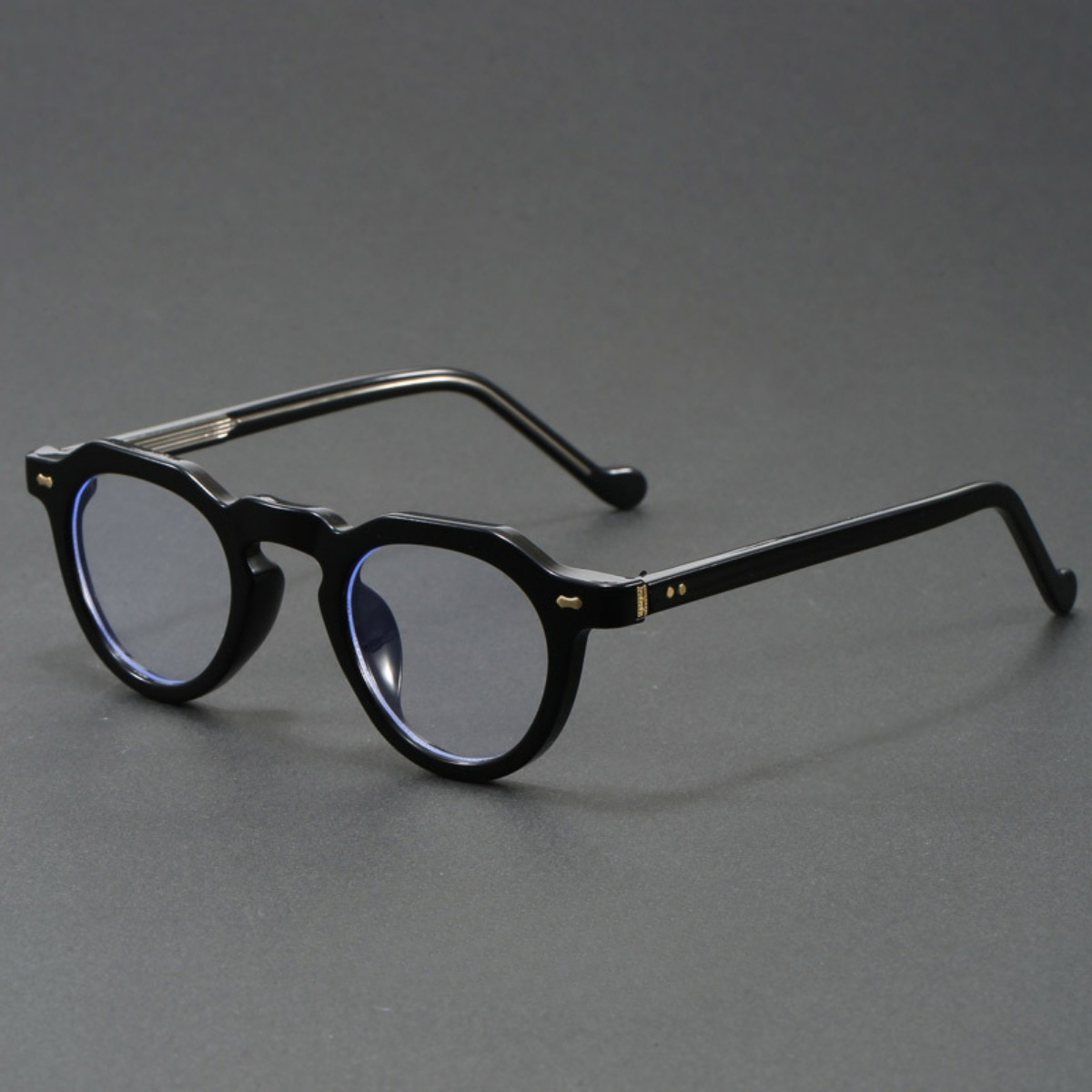 Monture de lunettes optiques rondes rétro en acétate pour hommes et femmes, lunettes rétro