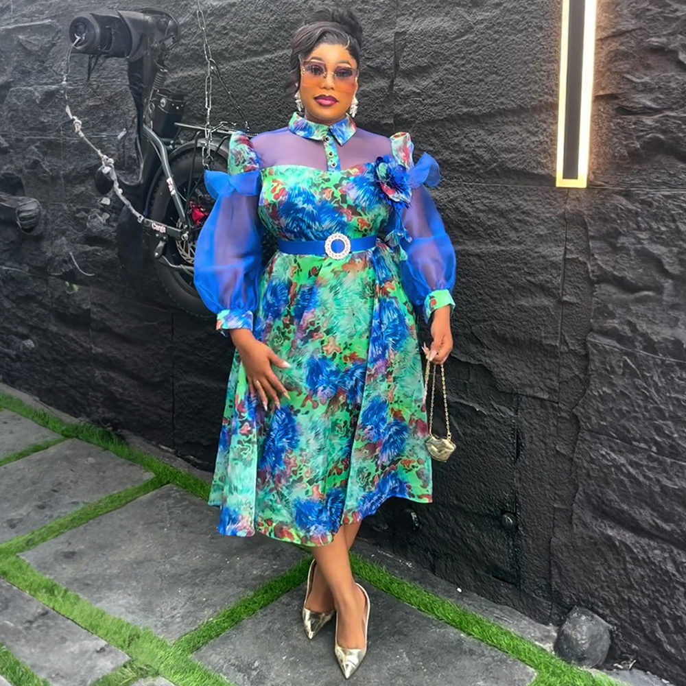 Robes africaines élégantes pour femmes, nouvelle mode d'été, Robe imprimée, grande taille, turquie, musulmane, Robe longue de soirée de mariage, 2025