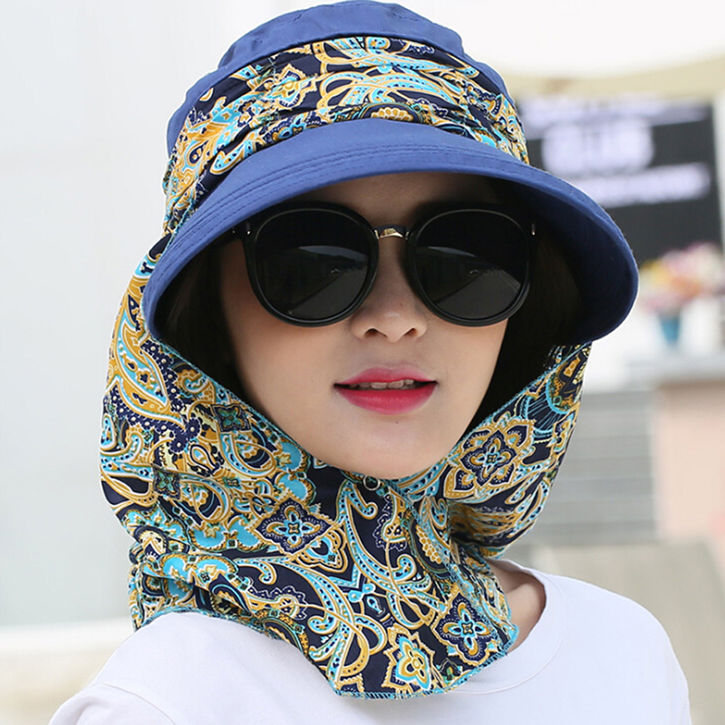 Chapeau de soleil pour femmes, couvre-chef de plage, à large bord, pliable, Anti-UV, à motif Floral