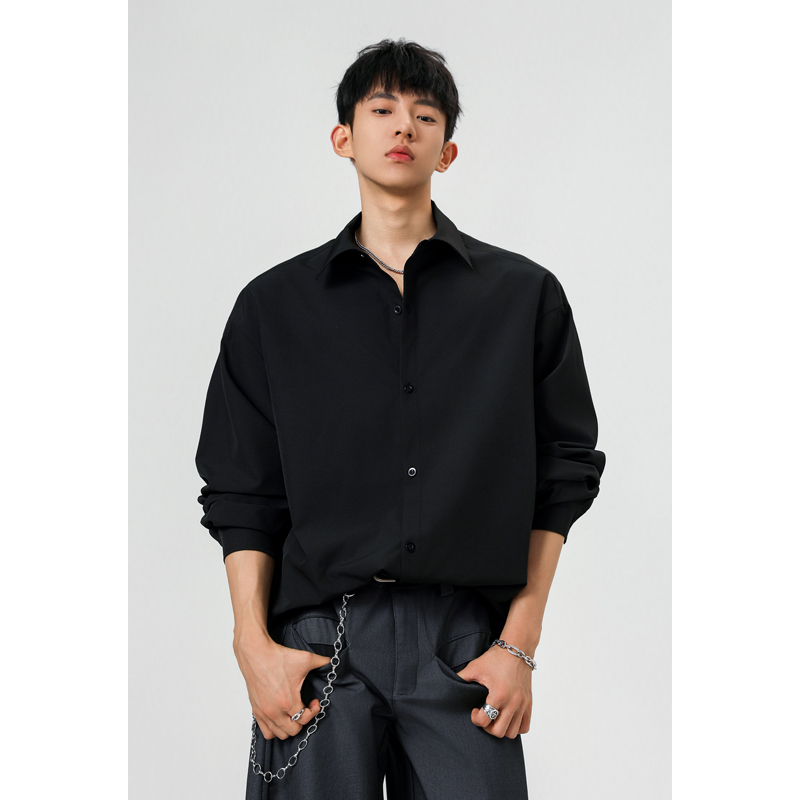 Chemises pour hommes, vêtements pour hommes, chemise grande taille, design simple, manches longues, décontractée, confortable, coupe tendance, pour hommes grands et corpulents
