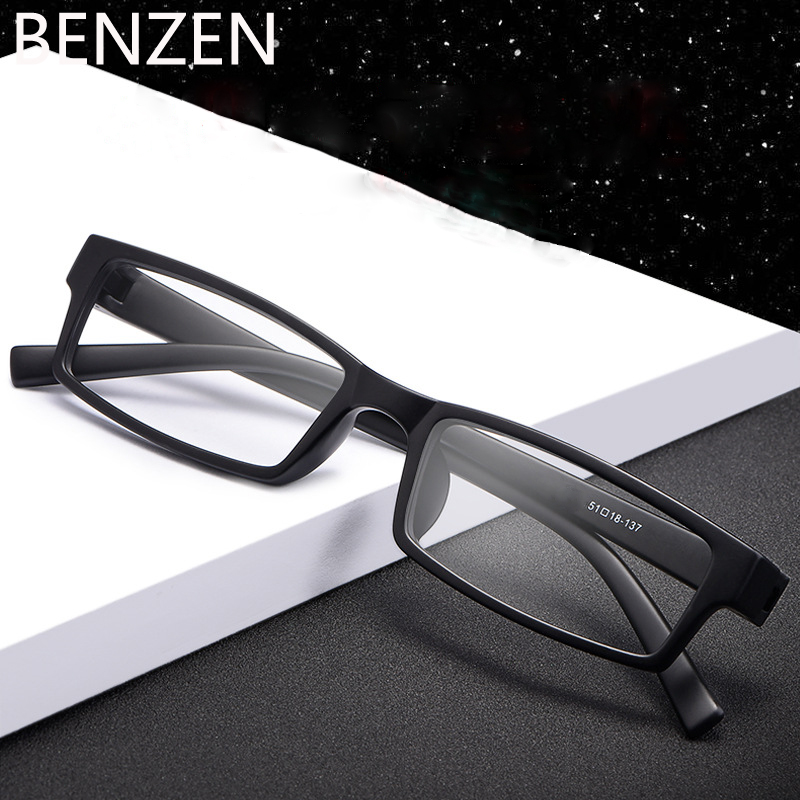 BENZEN petit rectangle lunettes cadre hommes Vintage TR lunettes cadre lunettes pour femme