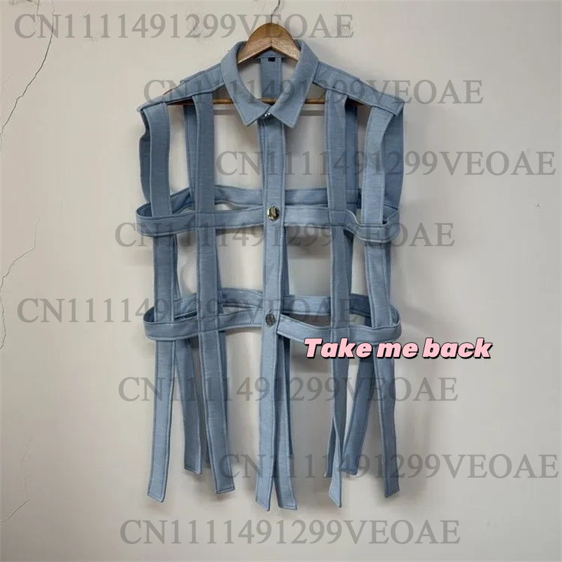 Chemises et Blouses à simple boutonnage, design de mode tendance, chemise personnalisée, nouvelle chemise pour femme à découpes, style Joker, élégante et polyvalente