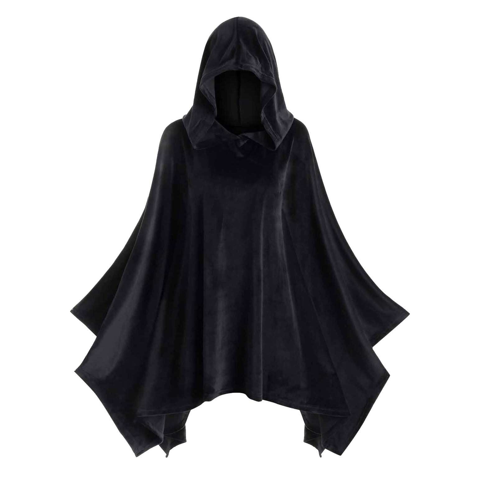 Cape d'Halloween à Capuche, Costume de la Mort Everak, Vêtements Médiévaux de Cosplay, de ix, de Sorcière et de Vampire