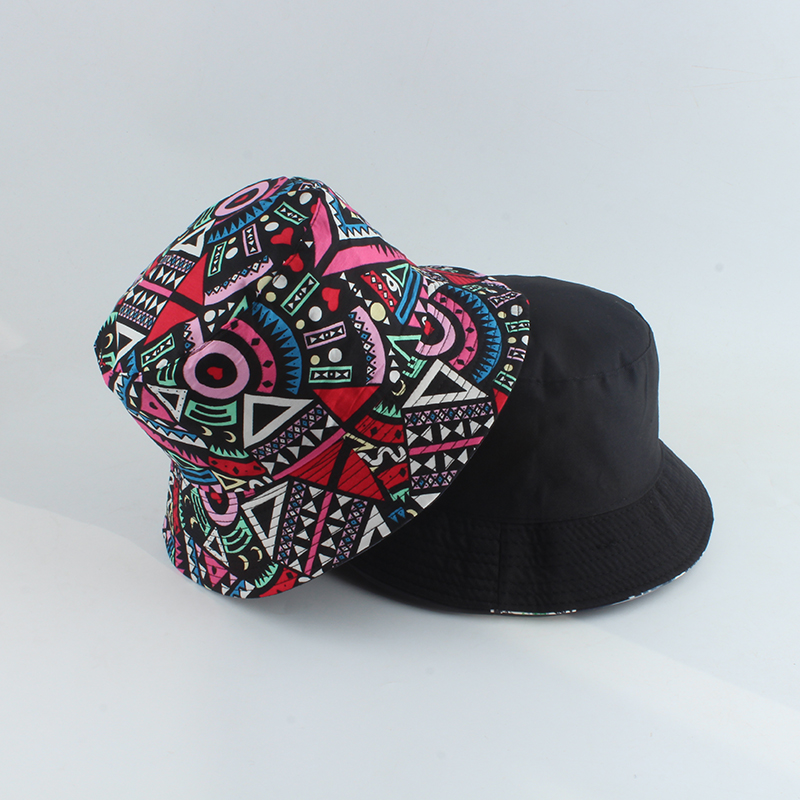 Chapeau de pêcheur pour homme et femme, casquette, accessoire rétro hip-hop, capuche réversible, vintage imprimé, Panama