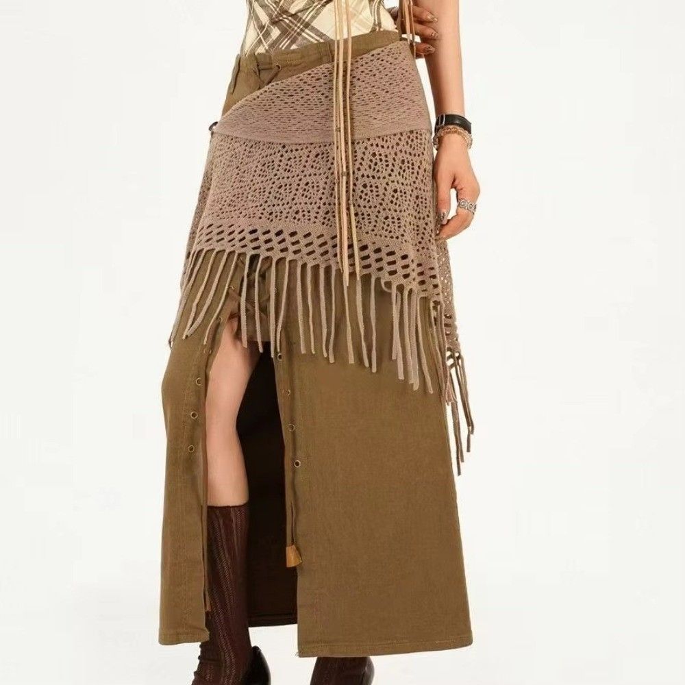 Vêtements de danse du ventre pour femmes, écharpe triangulaire en tricot de style bohème, écharpe de hanche pour la pratique de la danse adulte
