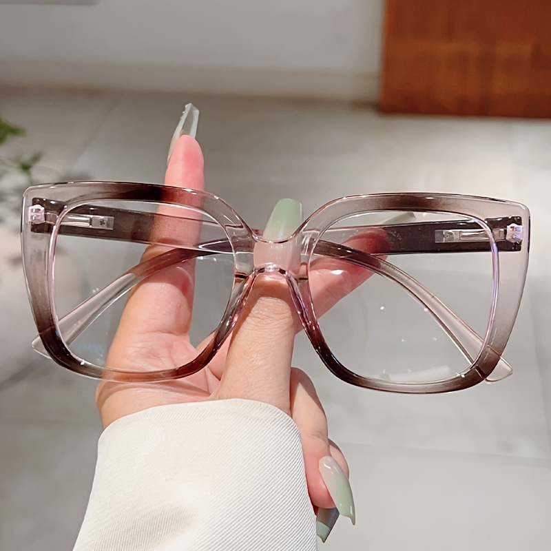 Lunettes carrées rétro pour femmes, Design de marque, colorées, Anti-lumière bleue, pour la décoration, usage quotidien, blocage de la lumière bleue