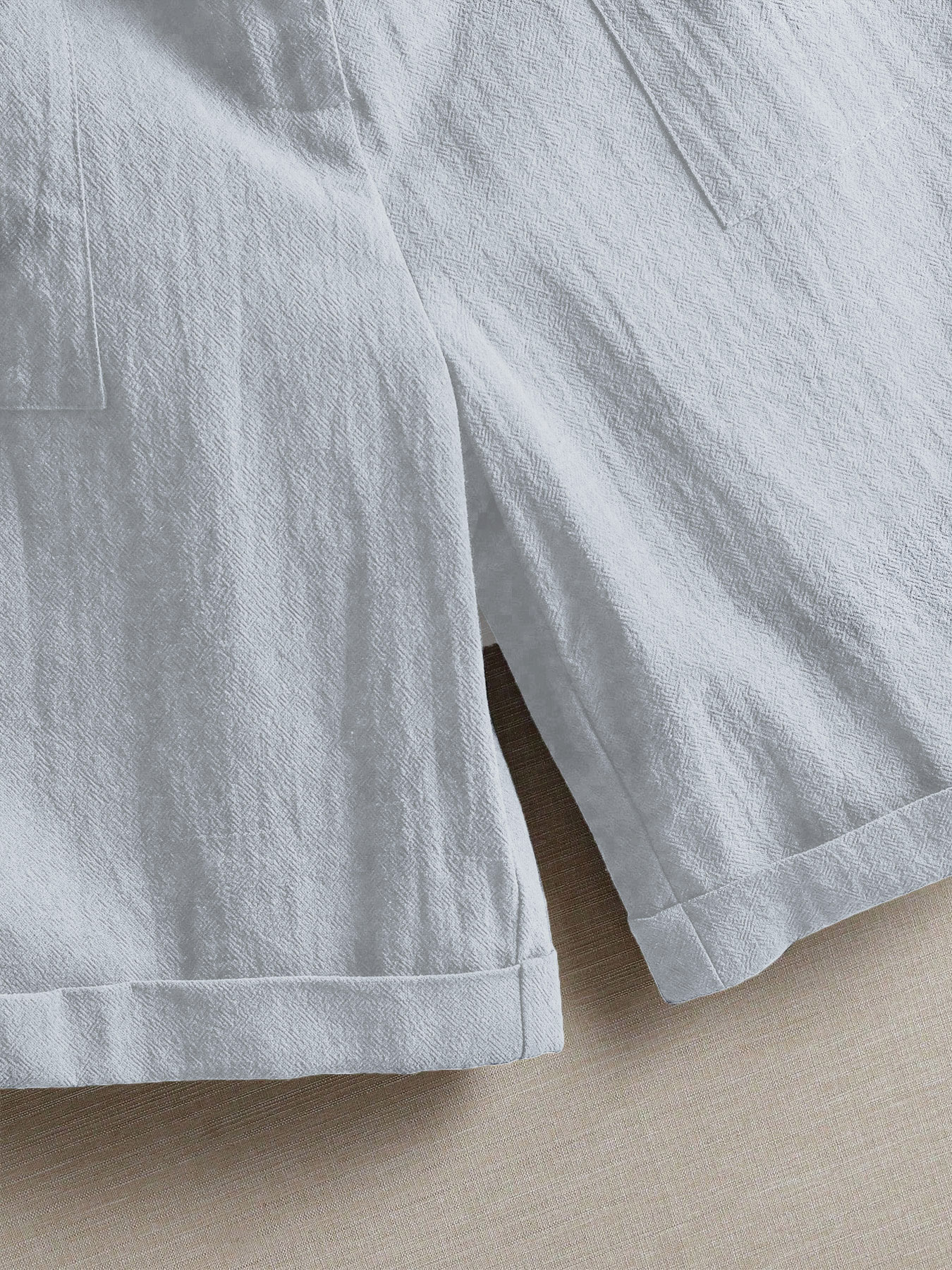 Pantalon large pour femme, taille haute, coupe droite, décontracté, pour l'été, idéal pour l'extérieur