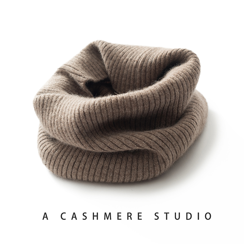 Écharpe en cachemire doux pour femme, écharpe chaude optique pour le cou, écharpe à joint torique, 100% cachemire, mode automne et hiver, nouvelle arrivée, marque pour femme, 4 couleurs