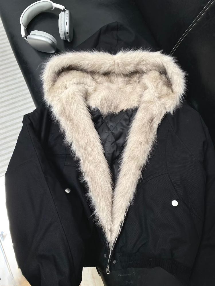 Manteaux matelassés en coton, mode coréenne, automne 2026, parkas en fausse fourrure, vestes pour femmes, style Y2K, vintage américain, vêtements d'extérieur chauds et décontractés.