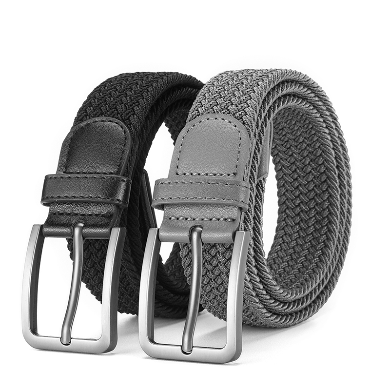 Ceinture élastique tressée pour hommes, à la mode, ceinture tactique tendance pour hommes, ceinture multifonctionnelle pour aventure en plein air