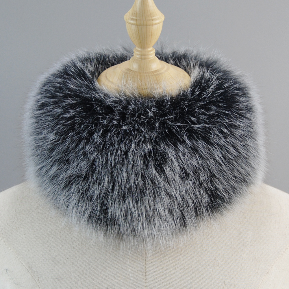 Nouvelle Collection 2026 : Écharpes et Bandeaux en Véritable Fourrure de Renard pour Femme – Luxe Hivernal, Bonne Élasticité, Cache-Cou et Foulards Anneau en Fourrure Naturelle
