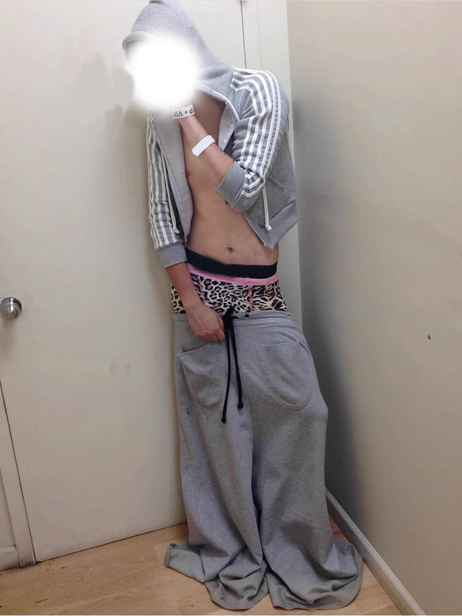 Pantalon large de style hip-hop rétro, unisexe, design minimaliste, ample, décontracté, personnalisé, surdimensionné