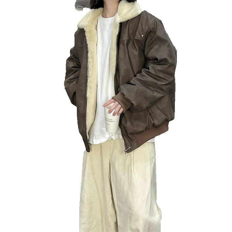 Vêtements d'extérieur pour hommes, nouvelle collection hiver 2026, style unisexe, design élégant et chaud, veste en coton tendance, manteau à la mode