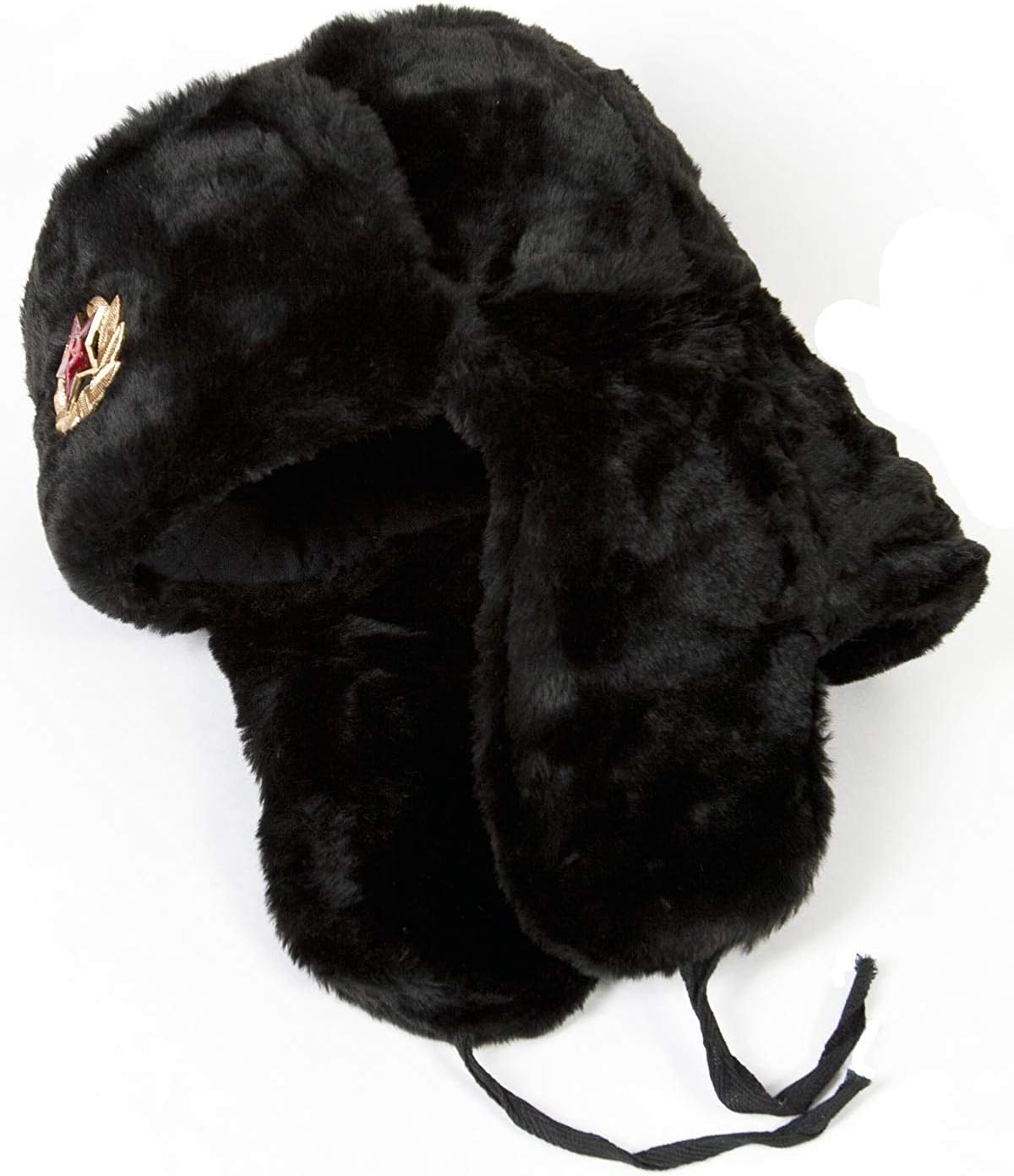 Chapeau russe, insigne militaire de l'armée soviétique, hommes femmes, chapeaux russes Ushanka, fausse fourrure, rabat d'oreille, bonnets de neige, chapeaux de trappeur