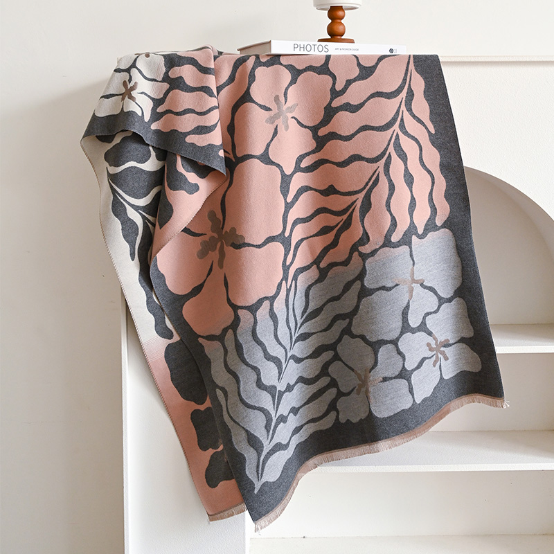 Châle en cachemire pour femme, foulard de tête Pashmina, épais et chaud, Poncho, Bandana, nouvelle collection hiver 2024