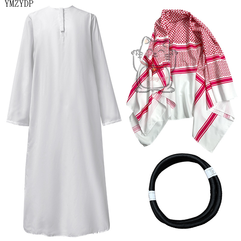 Nouveau Costume d'émirats arabes berger riche Prince arabe adulte jeu de rôle Fantasia Halloween carnaval Costume vente chaude