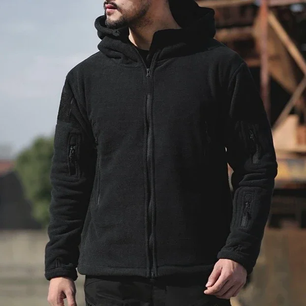 DulSports Smile Hoodie Jackets for Men, Outdoor Clothing, Military Jackets, Warm Hoodie, Randonnée, Escalade, Pêche, Aventure, Camping