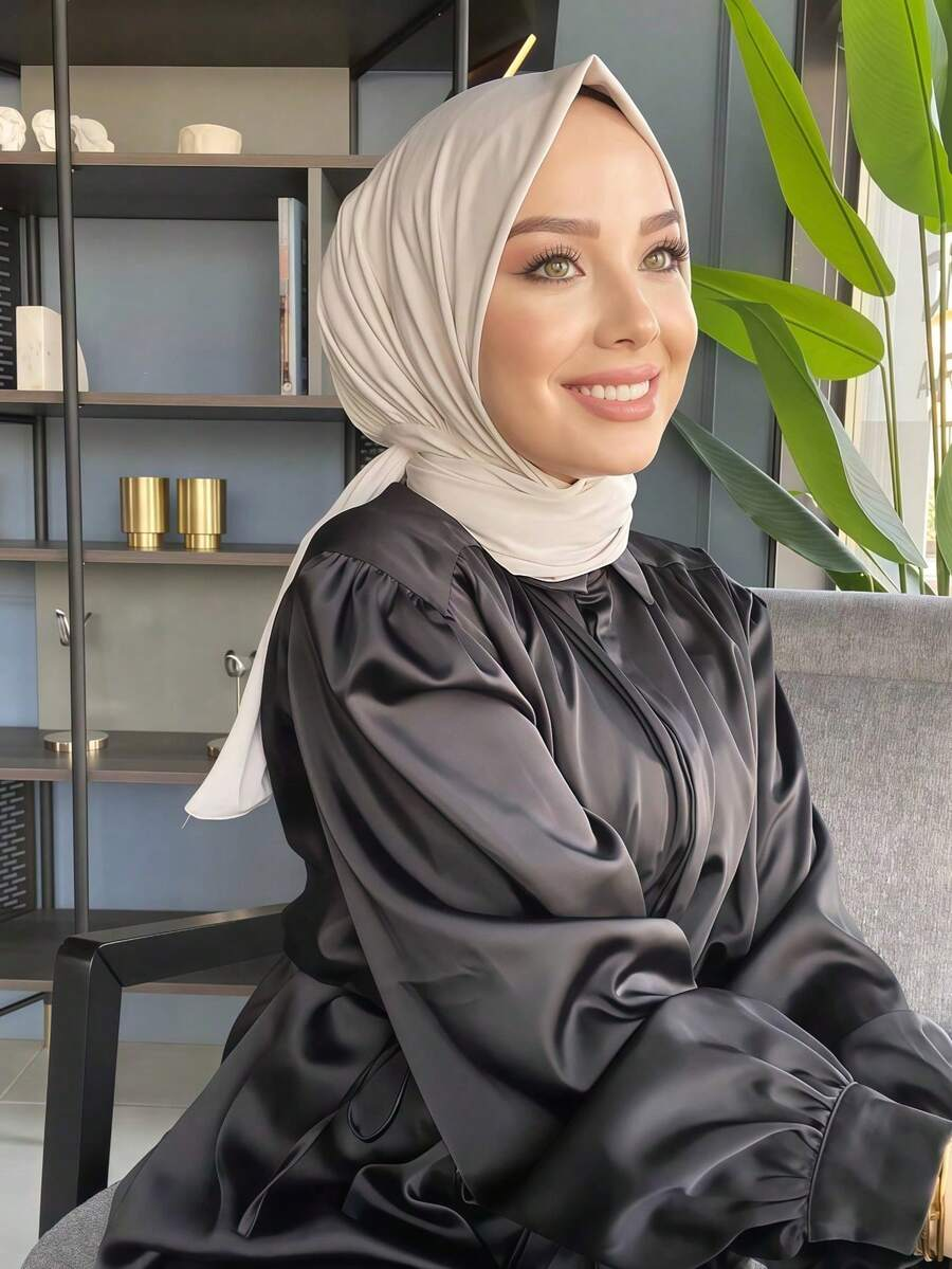 Hijab instantané pour femmes musulmanes, prêt à porter, couvre-tête complet, foulard, bonnet uni, châles pour le cou et la tête