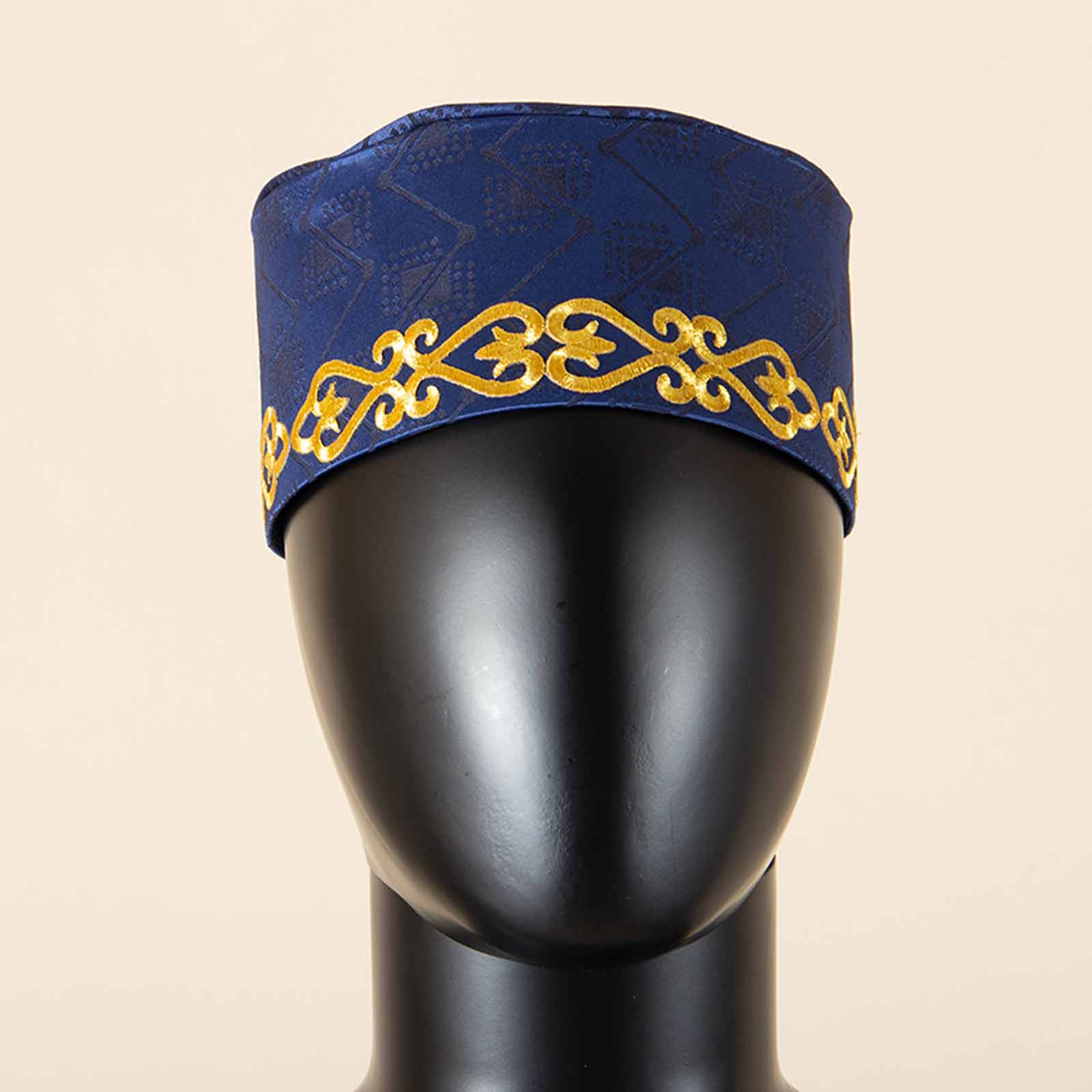 Hommes chapeaux de prière islamique africain musulman kippa casquettes arabes hommes arabie coton or broderie enveloppement musulman Islam hommes chapeau foulard