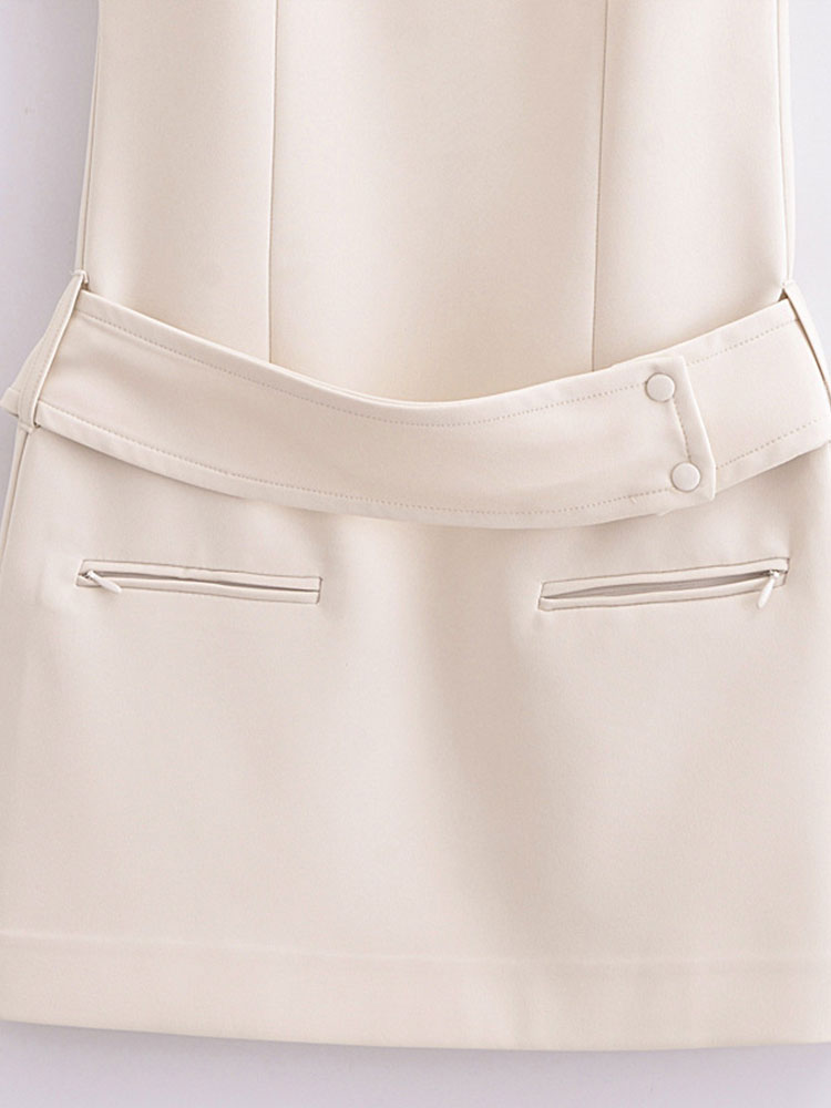 Robe d'été pour femmes, nouvelle mode, sans manches, élégante, avec ceinture, coupe cintrée, tenue décontractée