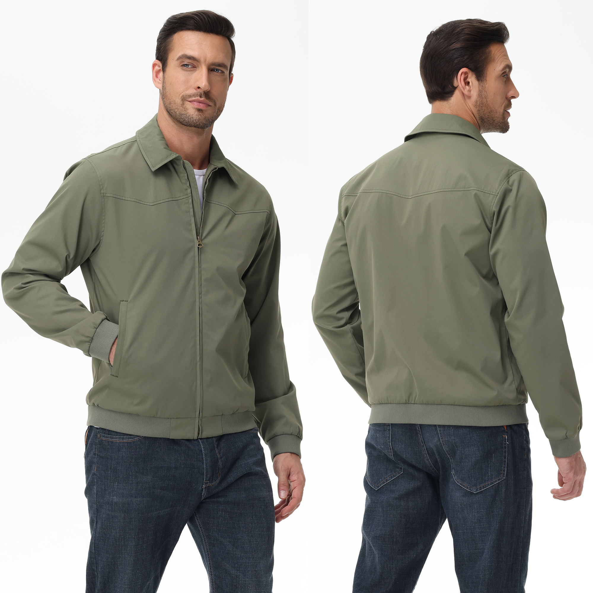 Veste d'affaires décontractée pour hommes, manteau coupe-vent imperméable à la mode, veste Cargo pour les voyages quotidiens en plein air, automne et hiver