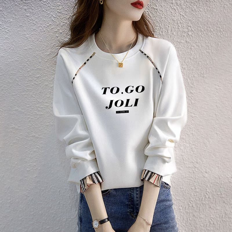 2025 avec T-shirt imprimé haut pour femmes vêtements en coton ample blanc femme T-shirt noir Simple pas cher élégant élégant et jeunesse T-shirt