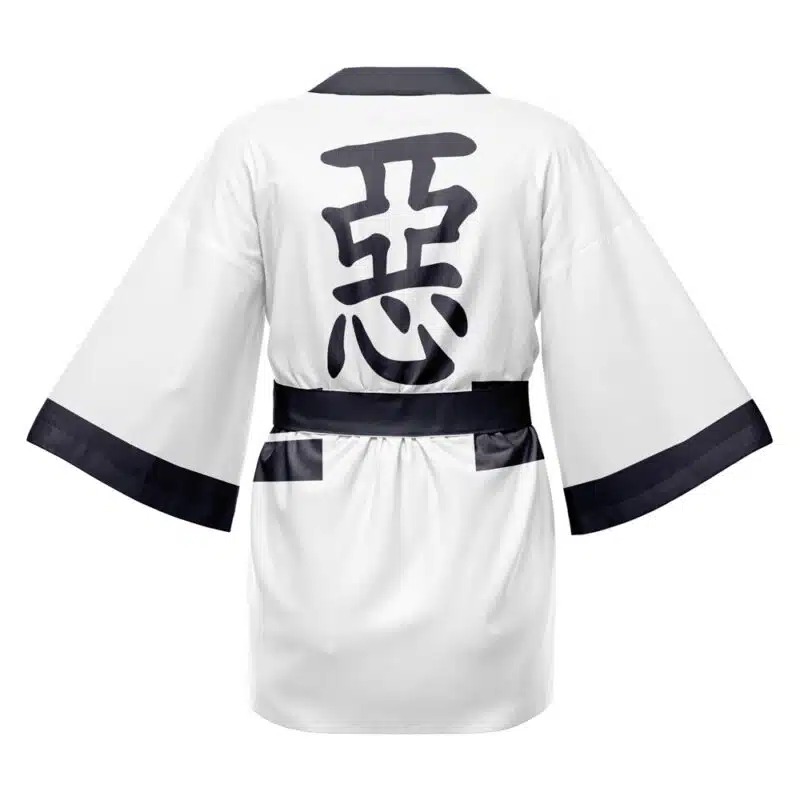 Kimono minimaliste adapté aux hommes et aux femmes, ensemble complet de kimono traditionnel avec ceinture et accessoires