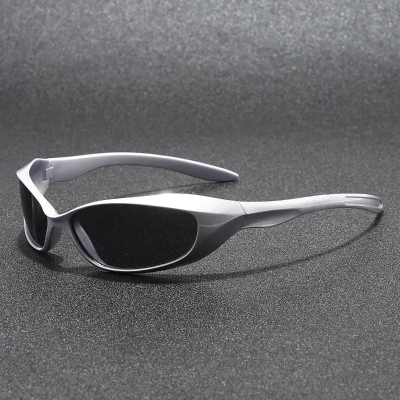 Lunettes de soleil de sport UV400 anti-reflets, monture complète, pour cyclisme et pêche en extérieur, construction robuste, pour femmes et hommes
