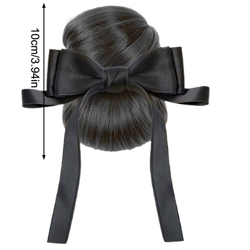 Perruque chignon basse à clipser, postiche chignon désordonné, extension de cheveux lisses pour coiffure relevée sans effort, chignon désordonné synthétique à pince pour femme