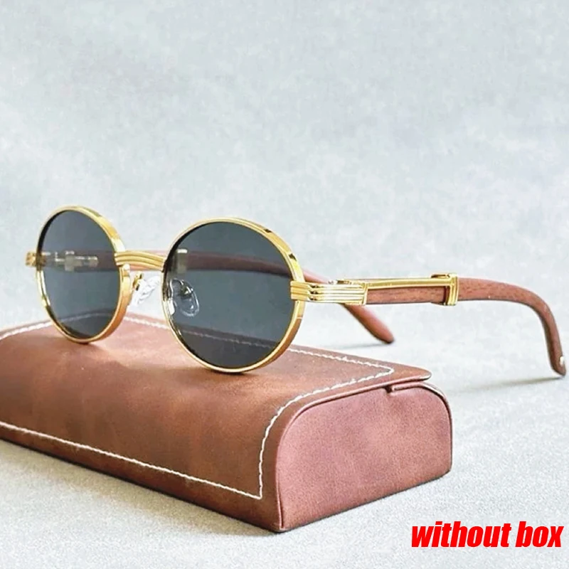 Lunettes de soleil carillon pour femmes et hommes, lunettes de soleil à monture ronde, lunettes de voyage en plein air, nuances UV400, métal simple, mode, nouveau