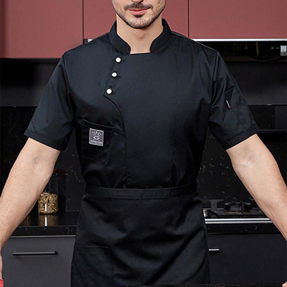 Uniforme de travail de Chef unisexe pour hommes et femmes, manteau de Chef respirant, veste de cuisinier, hôtel, Restaurant, cantine, magasin de gâteaux, Costume de café